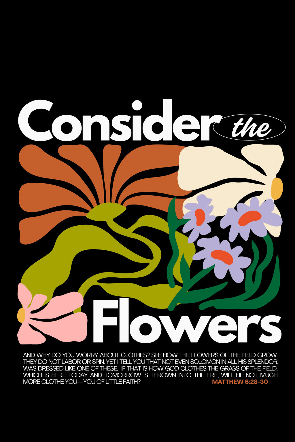 Consider The Flowers Crew Sweatshirt